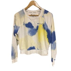 Women’s Champion Tie Dye Cropped Sweatshirt